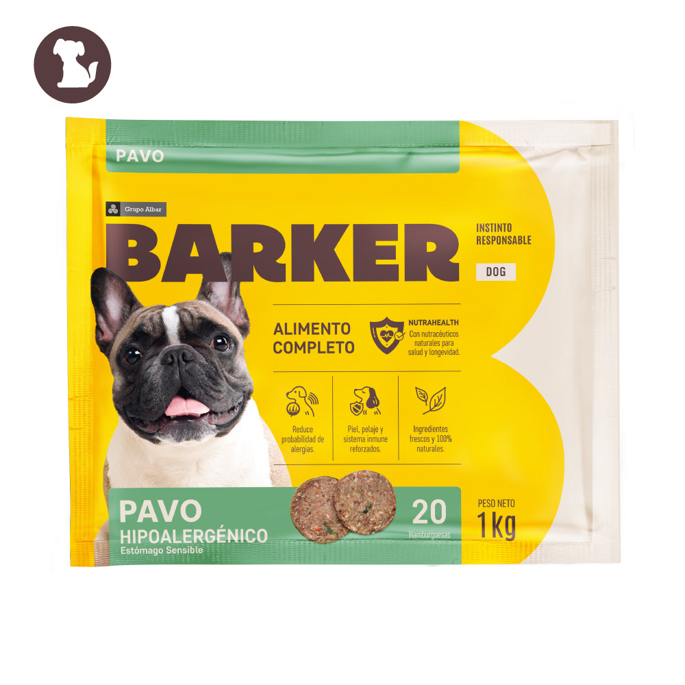 BARKER Hamburguesas de Pavo x 20 und