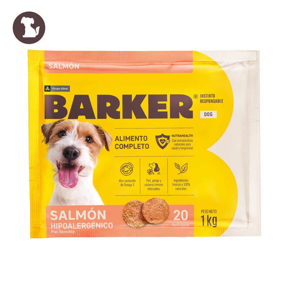 BARKER Hamburguesas de Salmón x 20 und