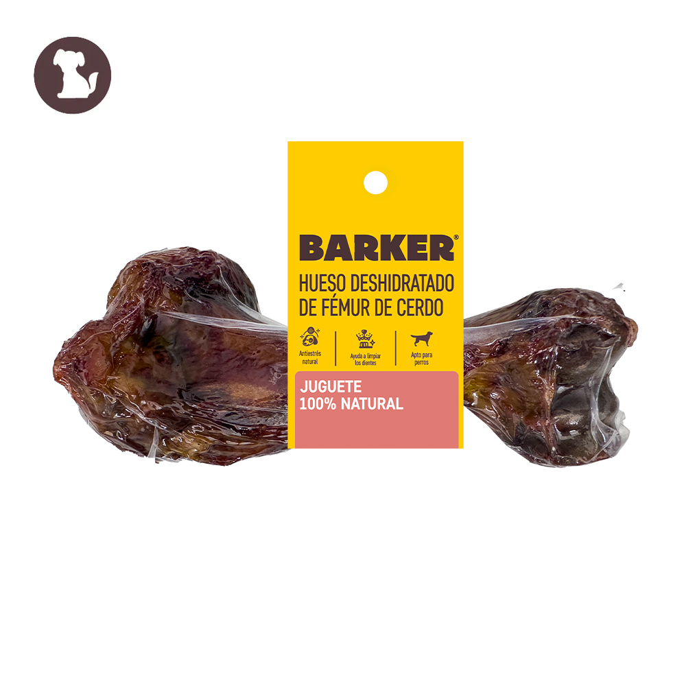 BARKER Hueso Deshidratado Fémur de Cerdo