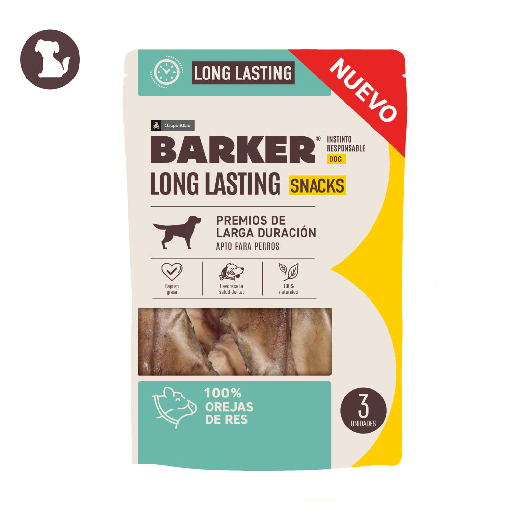 BARKER Long Lasting Orejas de Res x 3 und