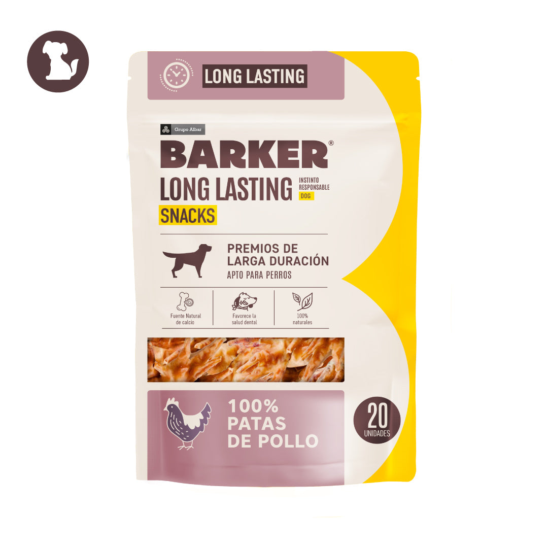 BARKER Long Lasting Patas de Pollo x 20 und