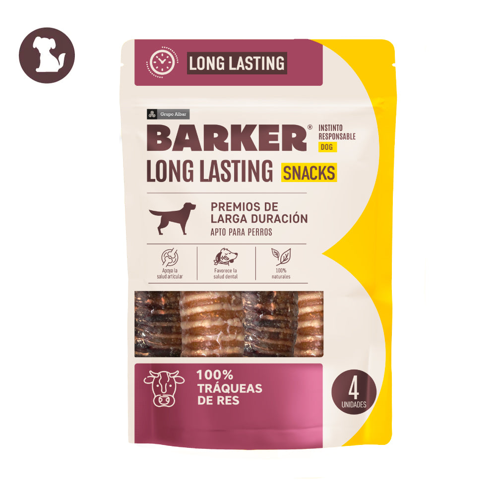 BARKER Long Lasting Tráqueas de Res x 4 und