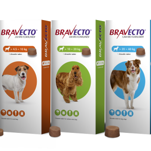 BRAVECTO Tableta para perro (Caja x1 Unid - 3M)