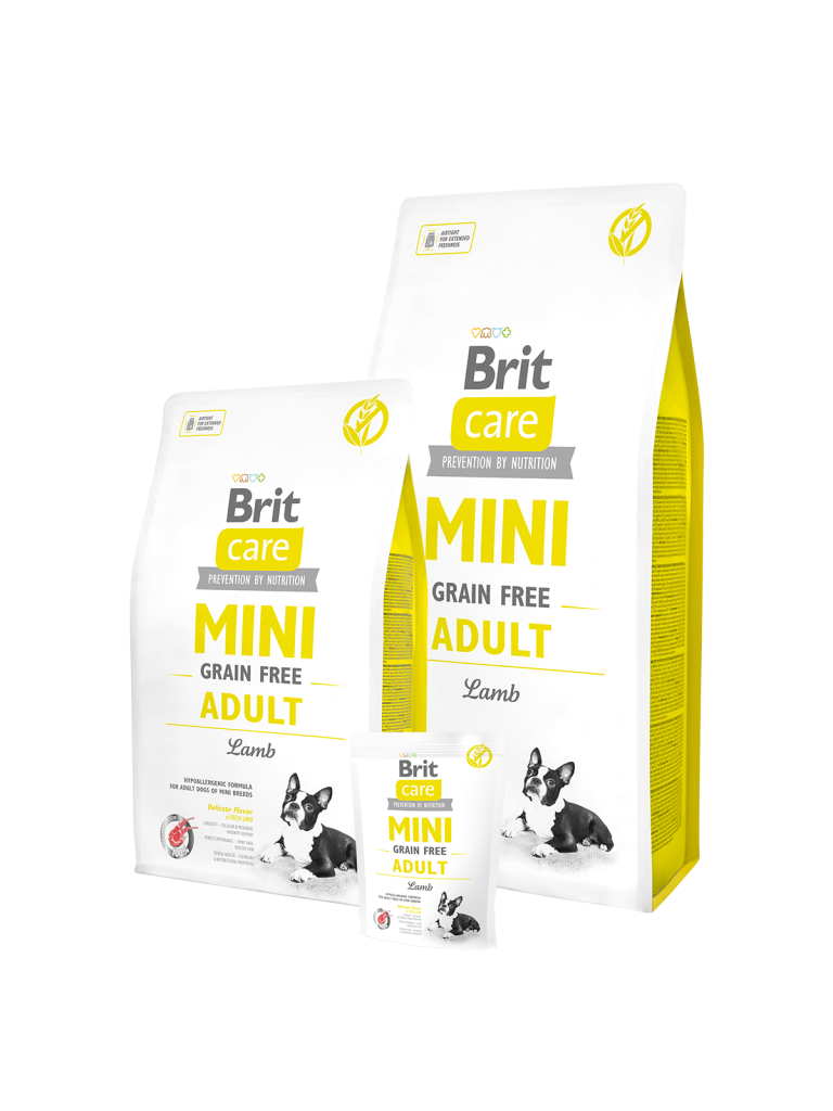 BRIT CARE Dog Grain Free Adult Mini Lamb