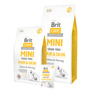 BRIT CARE Dog Grain Free Mini Hair & Skin & Herring