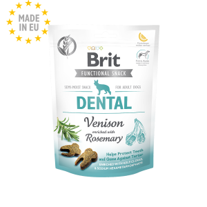 BRIT Functional Snack Dog Dental (Venison with Rosemary) - Pouch