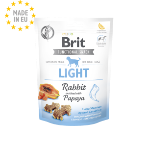 BRIT Functional Snack Dog Light (Rabbit with Papaya) - Pouch