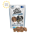 BRIT Let's Bite Dog Meat Snacks Lamb Squares with Chicken - Pouch