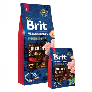 BRIT PREMIUM By Nature Dog Adult Large Chicken