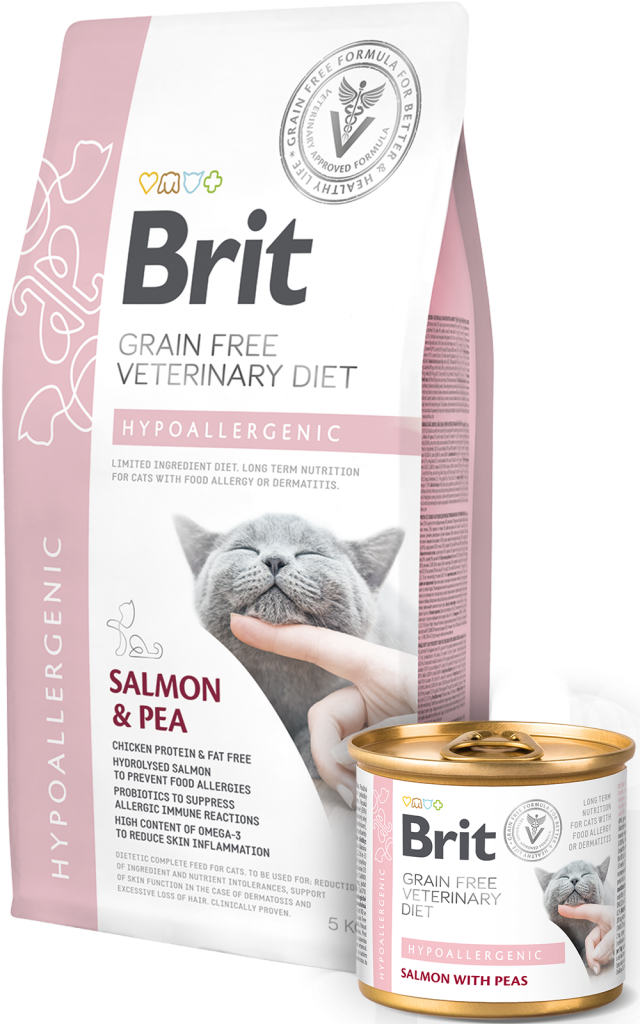 BRIT Veterinary Diet Cat Grain Free Hypoallergenic