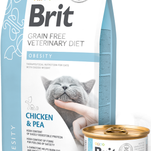 BRIT Veterinary Diet Cat Grain Free Obesity - Lata
