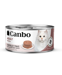 CANBO Cat Pate Adulto Pollo y Pavo - Lata