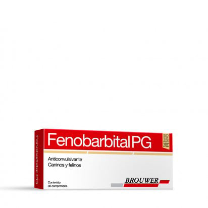 Fenobarbital PG Anticonvulsionante Caninos y Felinos - Brouwer