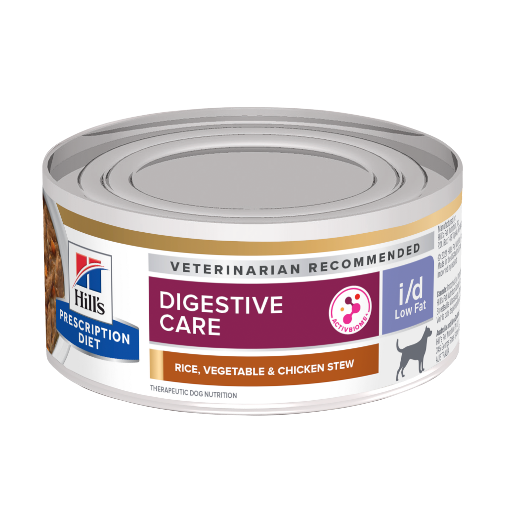 HILL'S PD Canine Digestive Care I/D Low Fat Rice, Vegetable & Chicken Stew - Lata