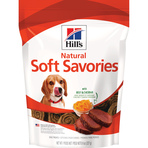 HILL'S SD Canine Natural Soft Savories Beef & Cheddar - Pouch