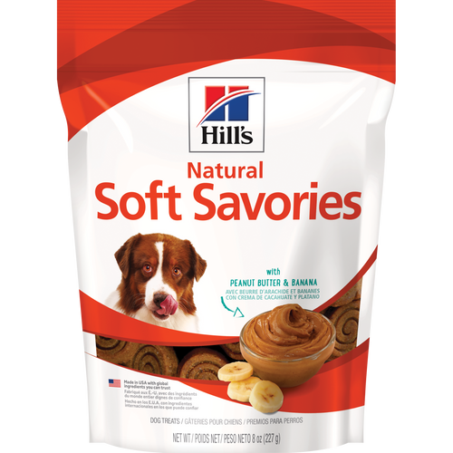 HILL'S SD Canine Natural Soft Savories Peanut Butter & Banana - Pouch