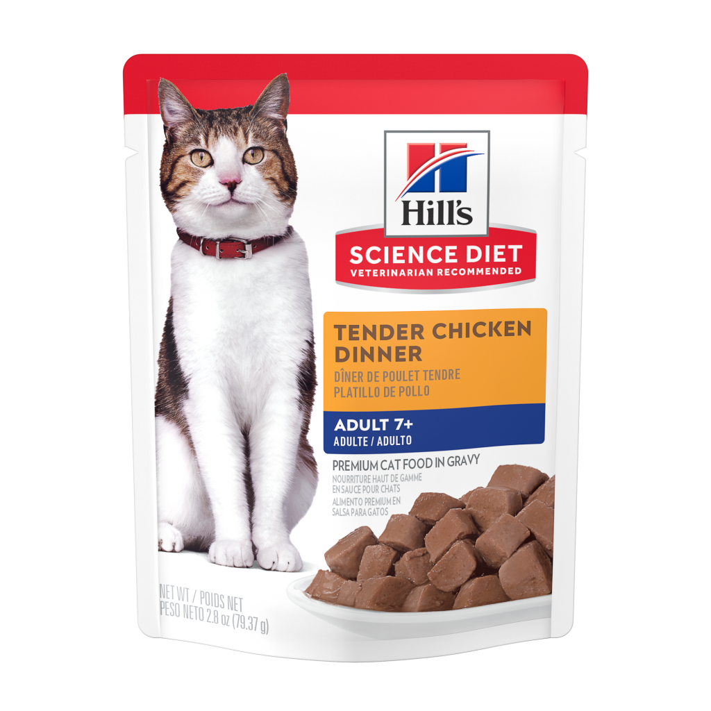 HILL'S SD Feline Adult 7+ Chicken Tender Dinner - Pouch