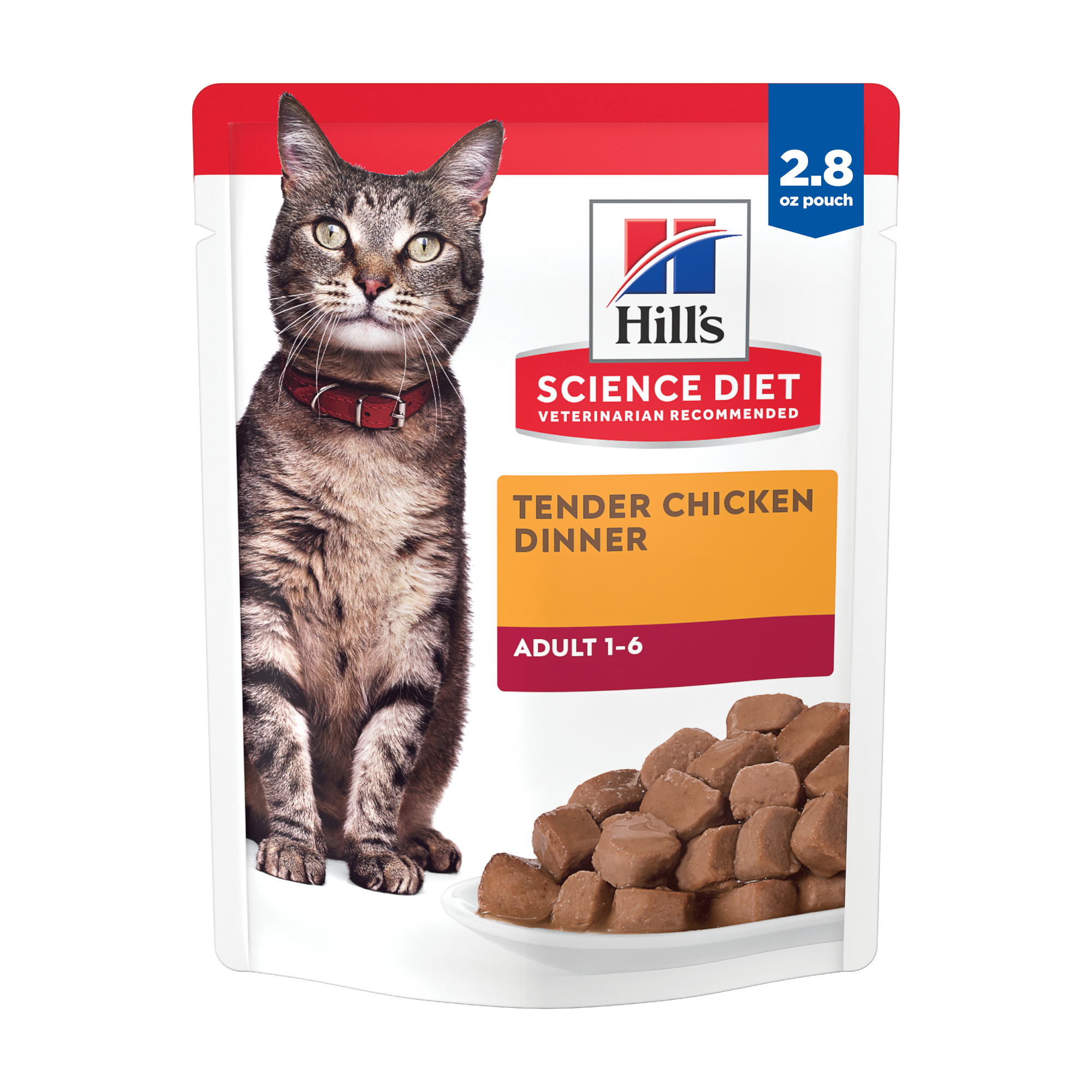 Hill's SD Feline Adult Chicken Tender Dinner Alimento Humedo Pouch para Gatos