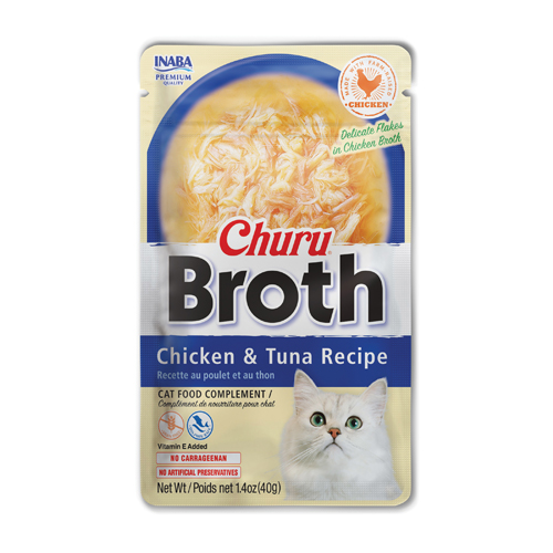 INABA Churu Broth Cat Chicken with Tuna