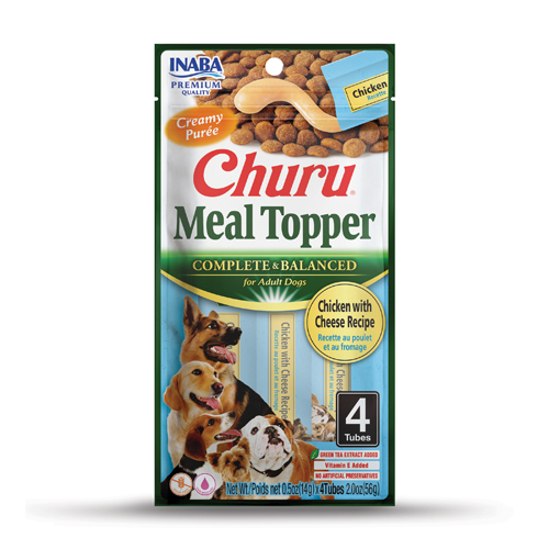 INABA Churu Dog Pollo con Queso - 4 Tubos