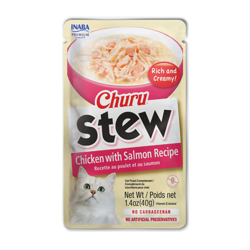 INABA Churu Stew Cat Chicken with Salmon