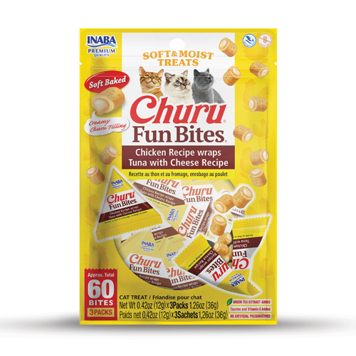 INABA Fun Bites Pollo envuelto en Atún y Vieira
