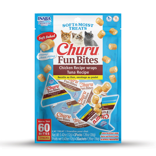 INABA Fun Bites Pollo envuelto en Atún