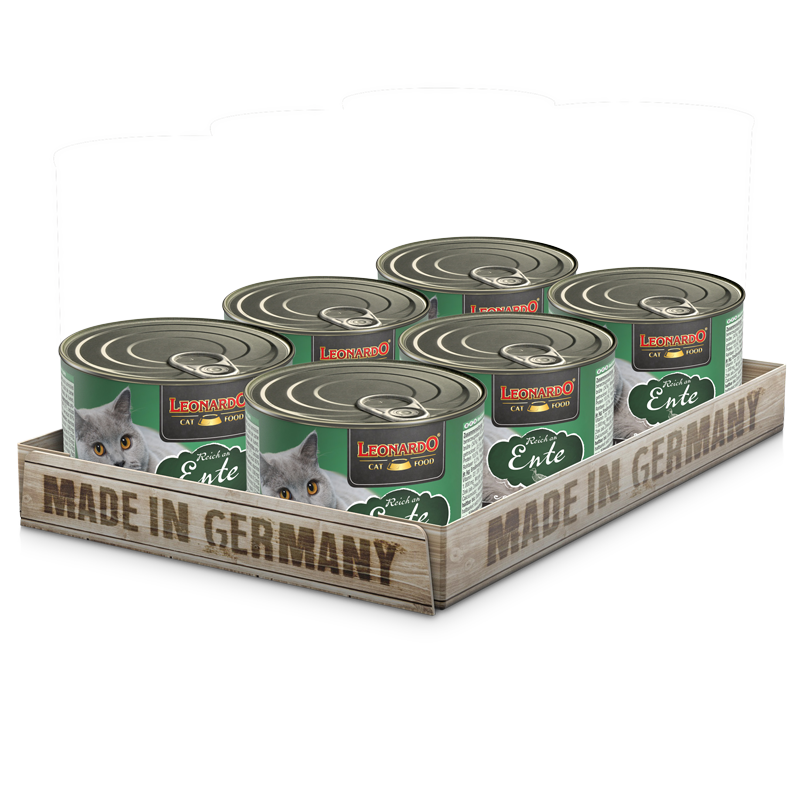 LEONARDO Quality Selection Pato - Lata Alimento Humedo para Perros