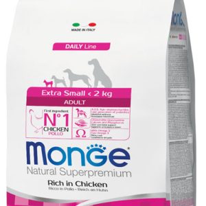 MONGE Canine Adult Extra Small Salmón y Arroz