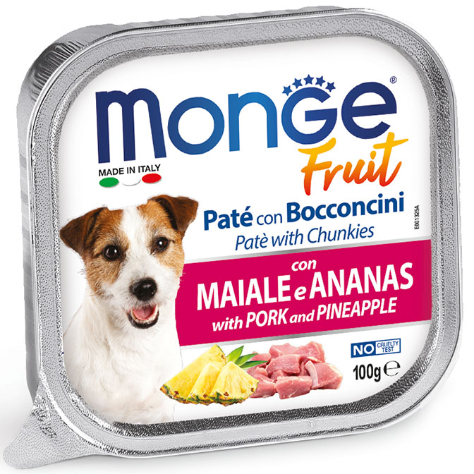 MONGE Canine Fruit Cerdo y Piña