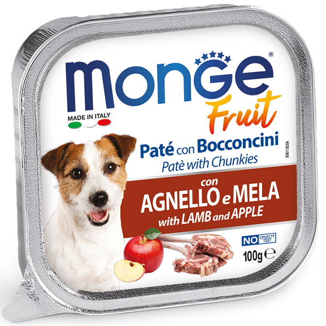 MONGE Canine Fruit Cordero y Manzana