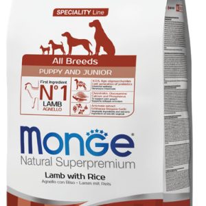 MONGE Canine Puppy All breeds Cordero y Arroz