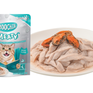 MOOCHIE Cat Meaty Atún y Mejillón Verde en Salsa - Pouch