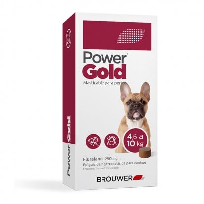 POWER GOLD Tableta para Perro (Caja x1 Unid - 3M) - Brouwer