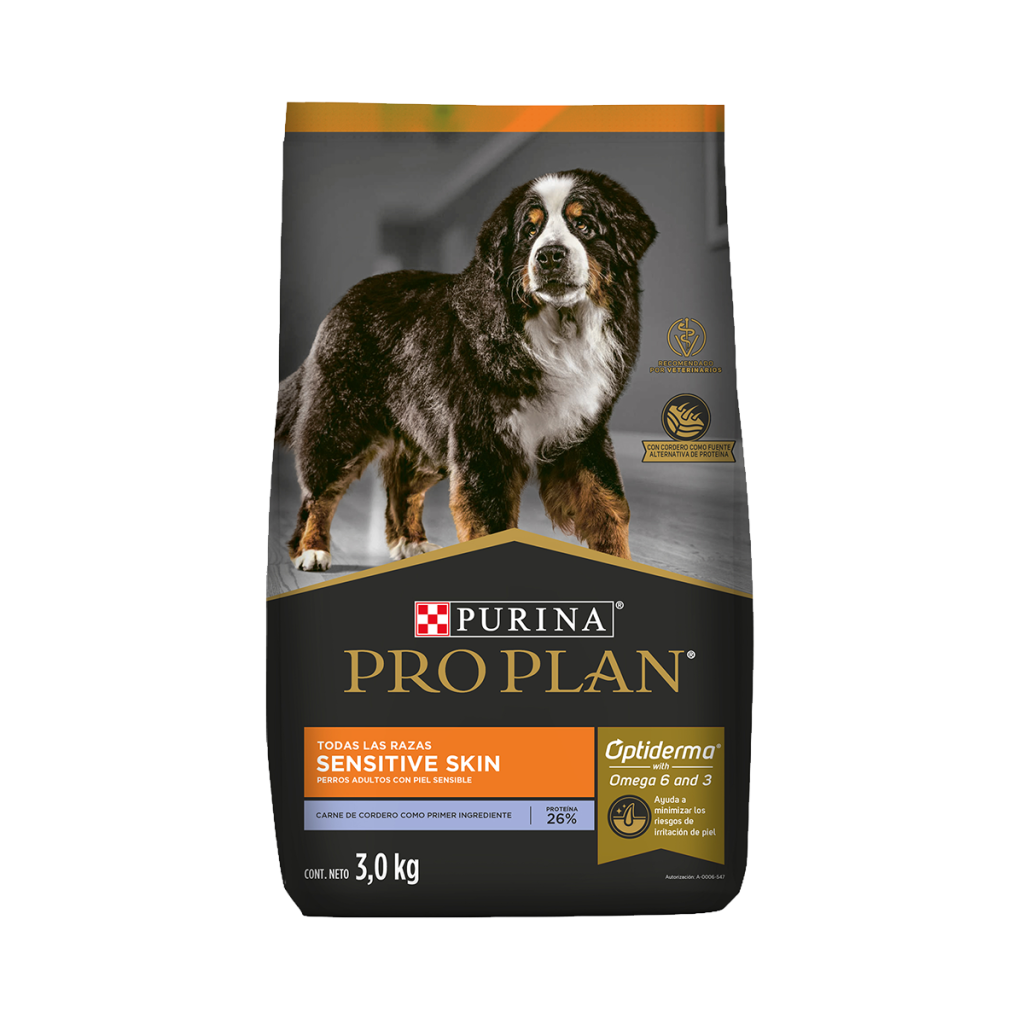 PRO PLAN Sensitive Skin Perro Adulto Todas las Razas (Cordero)