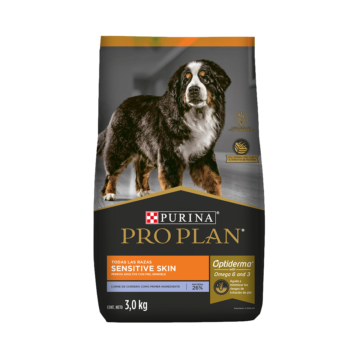 PRO PLAN Sensitive Skin Perro Adulto Todas las Razas (Cordero)