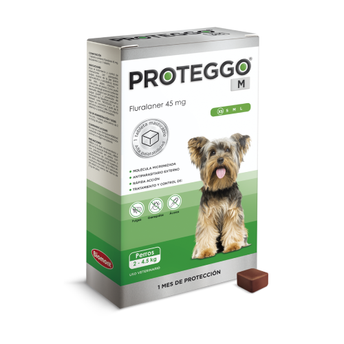 PROTEGGO Tableta para Perro (Caja x1 Unid - 1M)