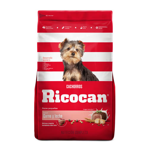 RICOCAN Raza Pequeña Cachorro (Carne y Leche)