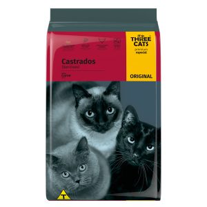 THREE CATS Premium Adulto Castrado (Carne)