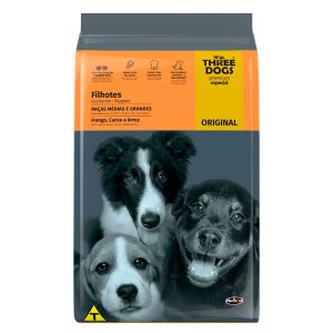 THREE DOGS Super Premium Cachorro Raza Mediana y Grande (Pollo)