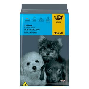 THREE DOGS Super Premium Cachorro Raza Pequeña (Pollo)