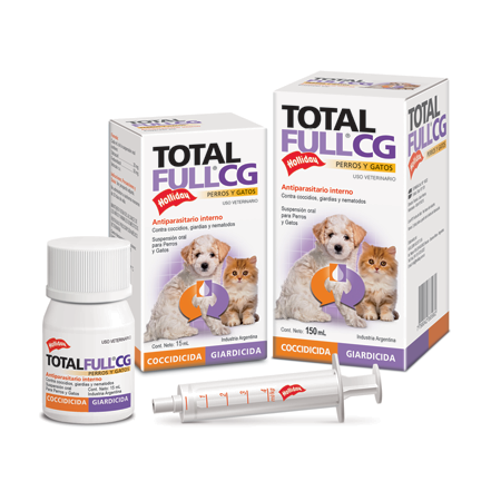 TOTAL FULL CG Antiparasitario Interno Perro y Gato en Suspension - Holliday
