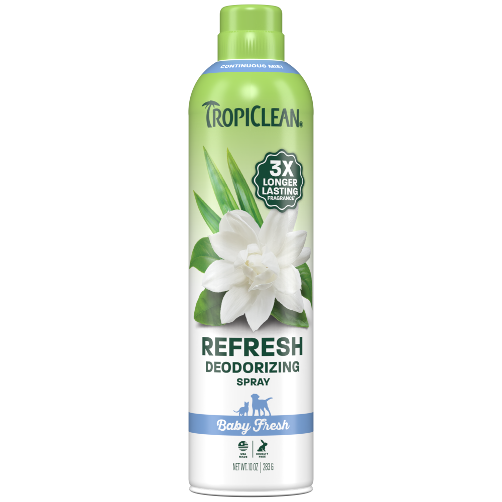 TROPICLEAN Deodorizante Baby Powder Spray
