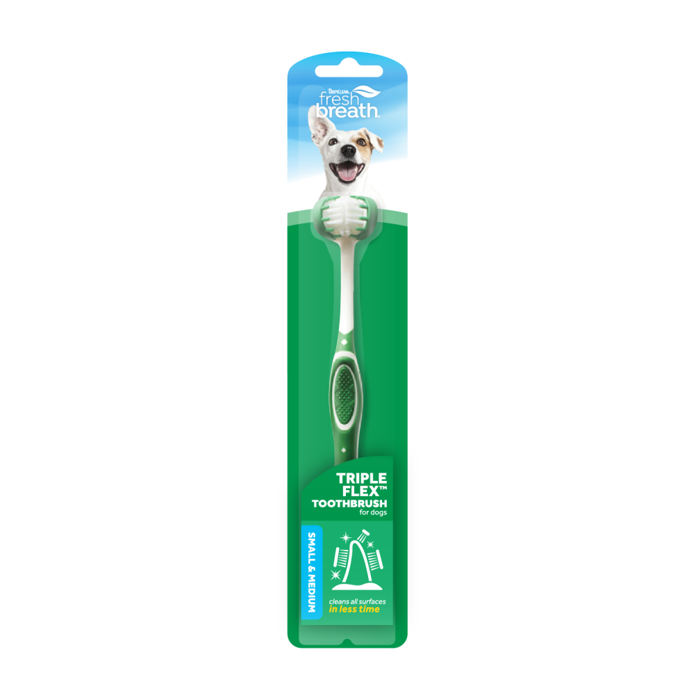 TROPICLEAN Fresh Breath Cepillo Dental para Perros