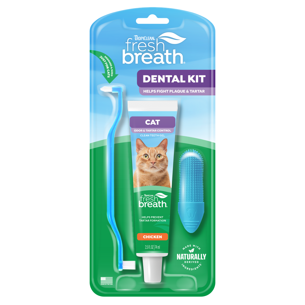 TROPICLEAN Kit Dental para Gatos