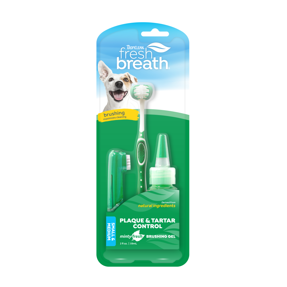 TROPICLEAN Kit Dental para Perros Pequeños y Medianos