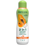TROPICLEAN Papaya & Coconut Shampoo y Acondicionador para Perros y Gatos