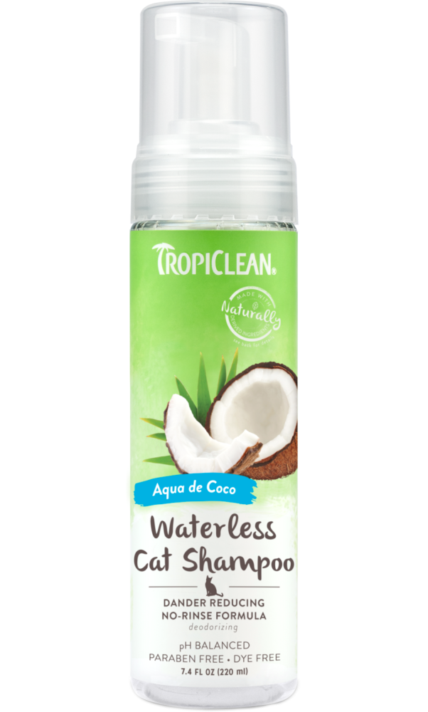 TROPICLEAN Shampoo Seco para Gatos