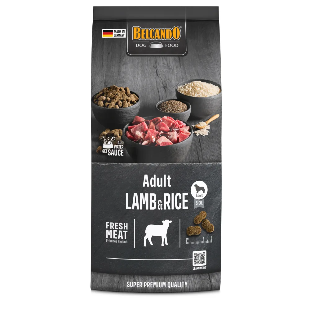 BELCANDO Adult Lamb & Rice (Razas Medianas y Grandes)
