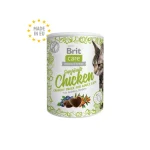 BRIT CARE Cat Superfruits Chicken Crunchy Snacks Gato Adulto - Lata